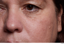 Eye Face Nose Cheek Skin Woman Chubby Wrinkles Studio photo references